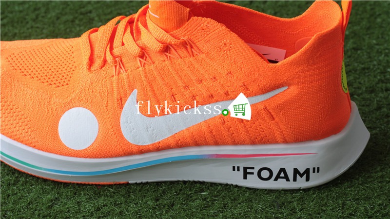 Best Off White x Nike Zoom Fly Mercurial Flyknit Orange